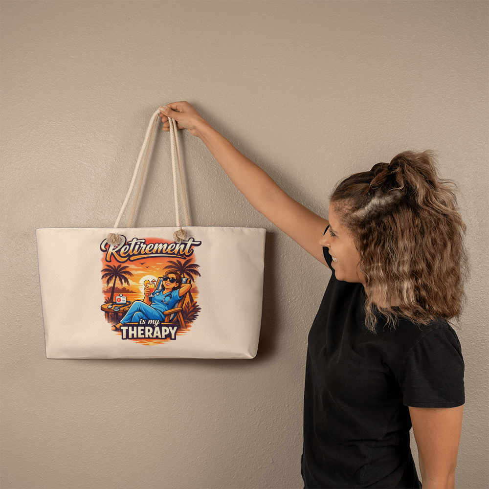 Retirement Is My Therapy - Nurse Weekender Tote