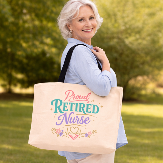 Proud Retired Nurse Weekender Tote