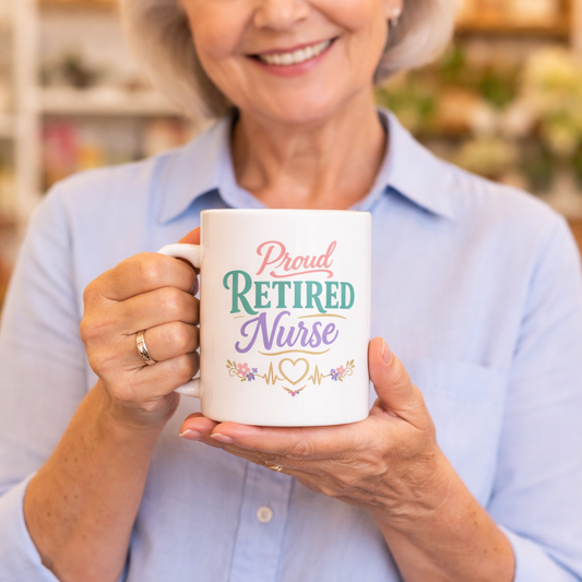 Proud Retired Nurse Coffee Mug