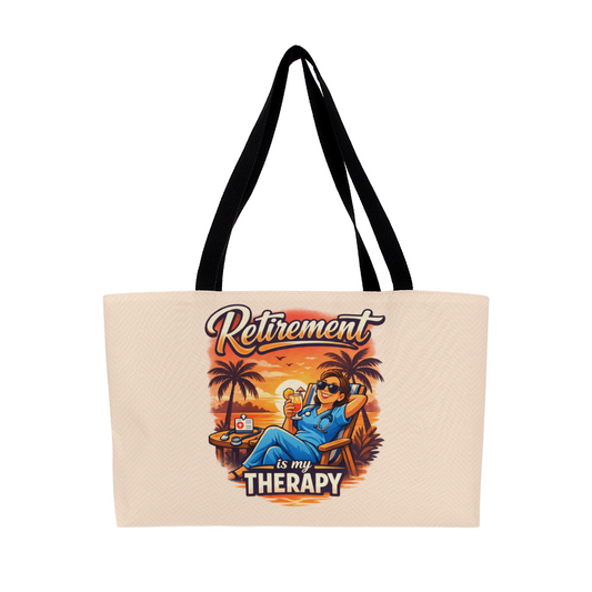 Retirement Is My Therapy - Nurse Weekender Tote