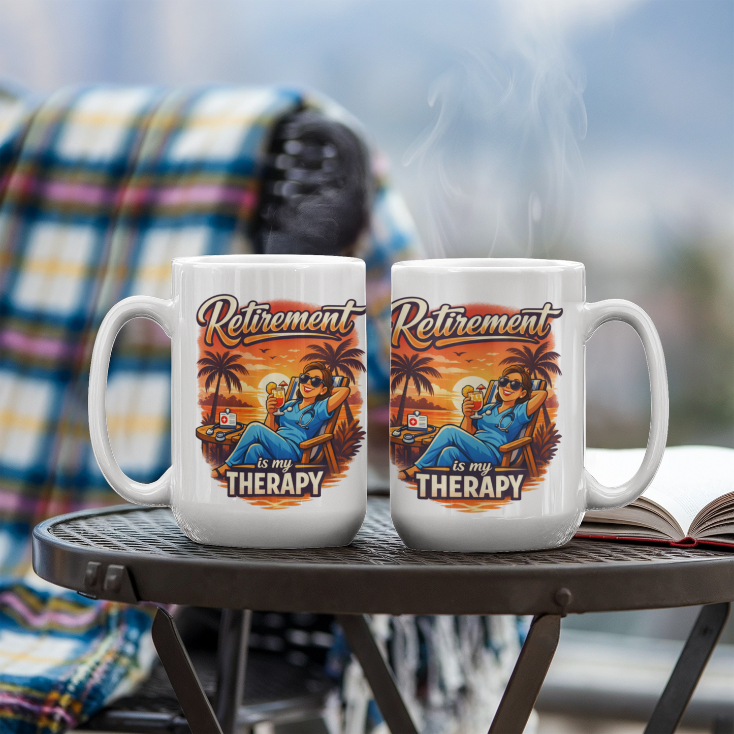 Retirement Is My Therapy - Retired Nurse Coffee Mug